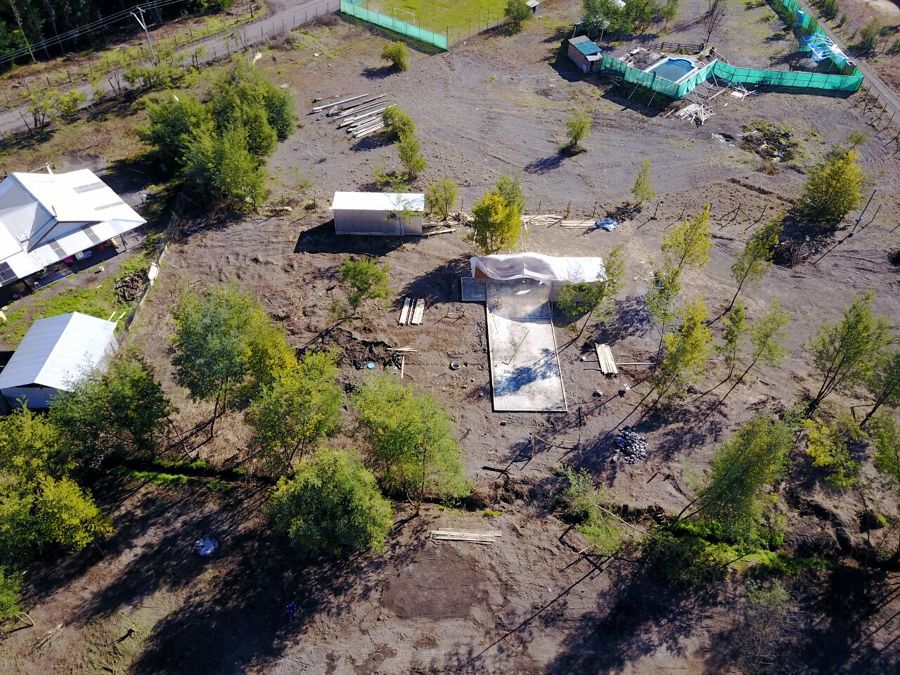 vista área espacio trabajado