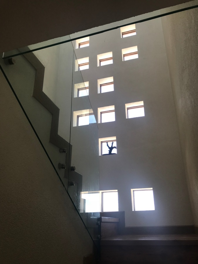 Vista de la caja de escaleras