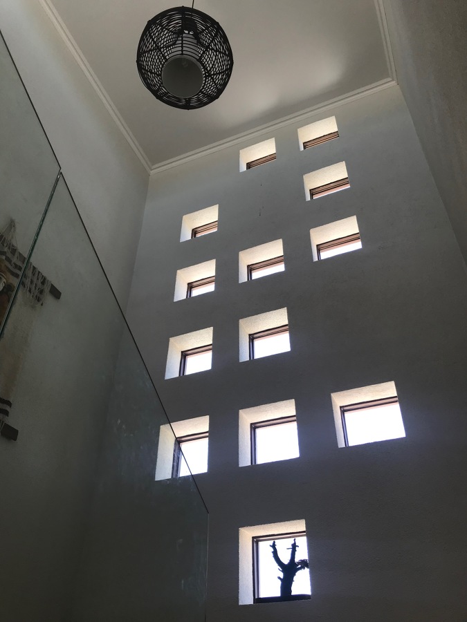 Vista de la caja de escaleras