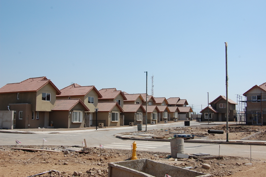 Vista exterior casas aisladas
