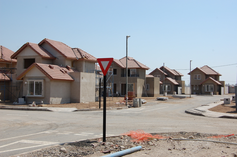 Vista exterior casas aisladas