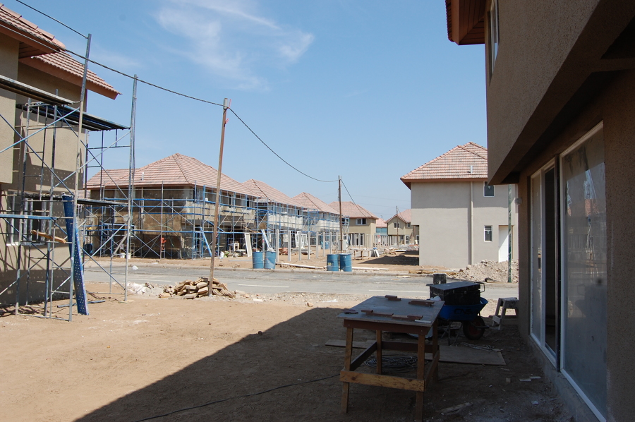 Vista exterior casas pareadas