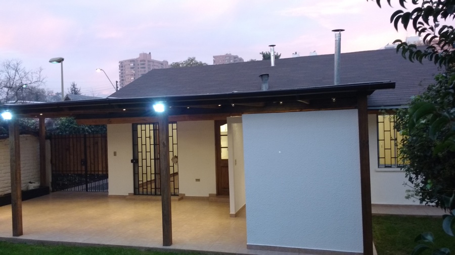 Vista posterior de casa