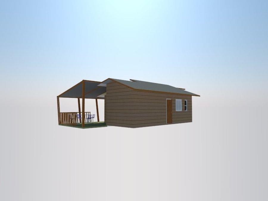 Vista Posterior - Vista Sur