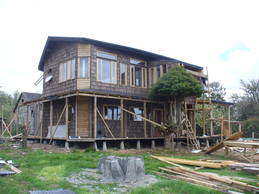 Vivienda en Queniao. Aucho. Quemchi. Chiloé