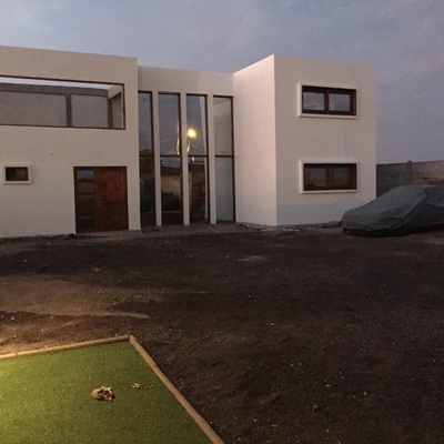 Construcción de casa estilo Mediterráneo