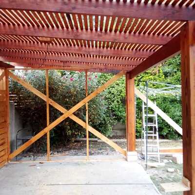 Construcción de Cobertizo