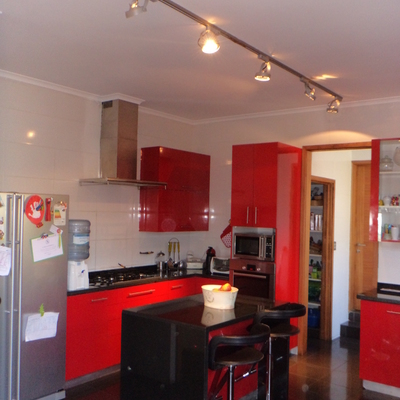 Ideas de remodelación cocina en Ãuñoa (región metropolitana ... Mesones en porcelanato de cocina
