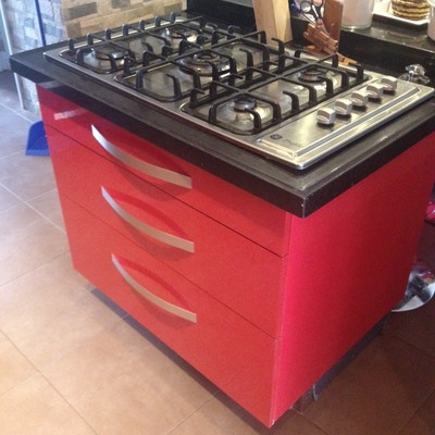 Ideas de remodelación cocina en región metropolitana santiago ... Cocina integral aglomerado con isla