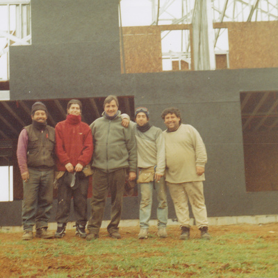 Construction de la casa de Don Kike morande