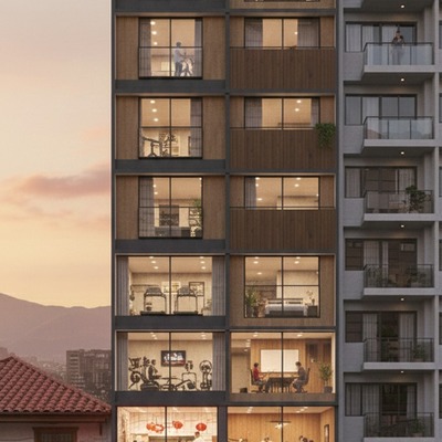 Edificio residencial comercial