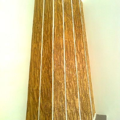 Imitacion de chimenea a traves de cremas al óleo