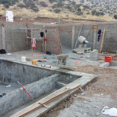 Casas y piscinas