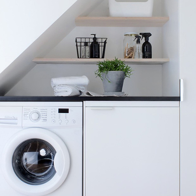 6 ideas para ocultar la lavadora a la vista