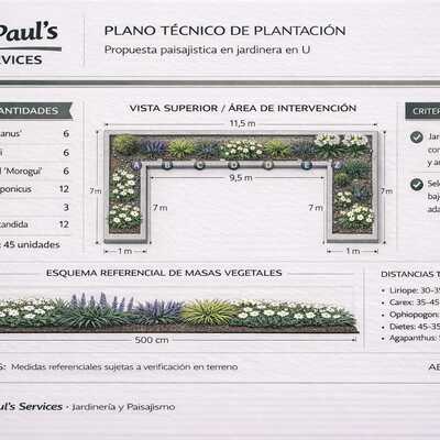 Diseño e implementacion de jardin
