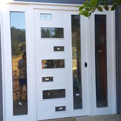 fabricacion puerta entrada