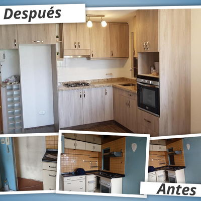 Remodelación cocina en departamento