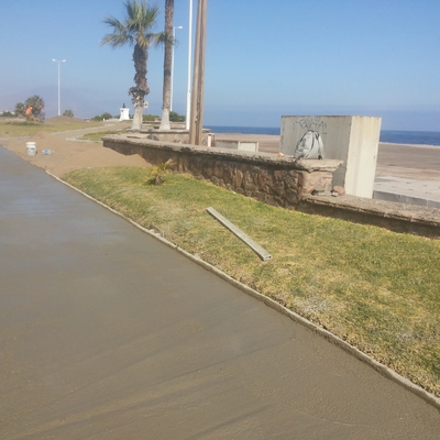 Reposicion de aceras sector Sur de Antofagasta