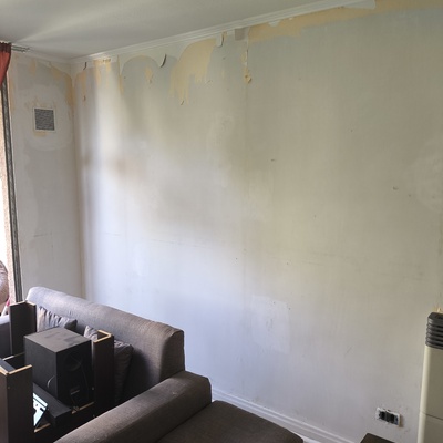 Retiro de papel mural y pintura