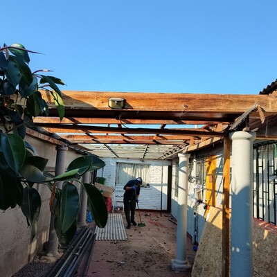 Remodelación de cobertizo exterior