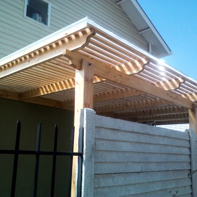 Pérgola pino Oregón