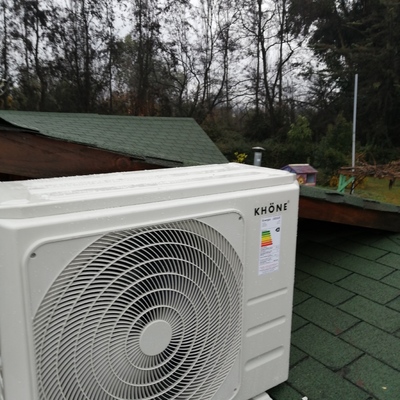 Instalación sistema climatización, cliente Requinoa