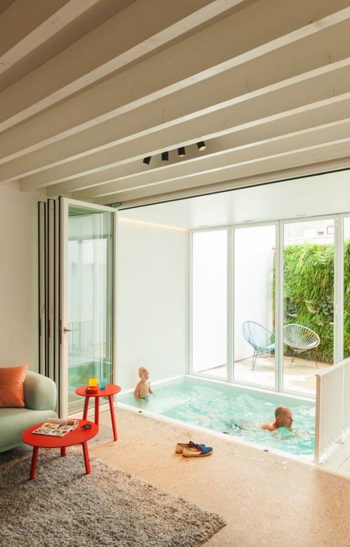 Piscina temperada 