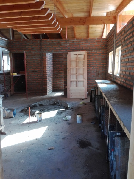 Area parrillera quincho sin ceramicos