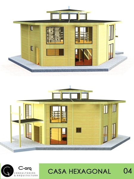 Foto: Casa Hexagonal 04 de C-arq Consultorias & Arquitectura #123018