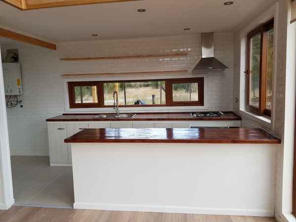 Cocina con logia