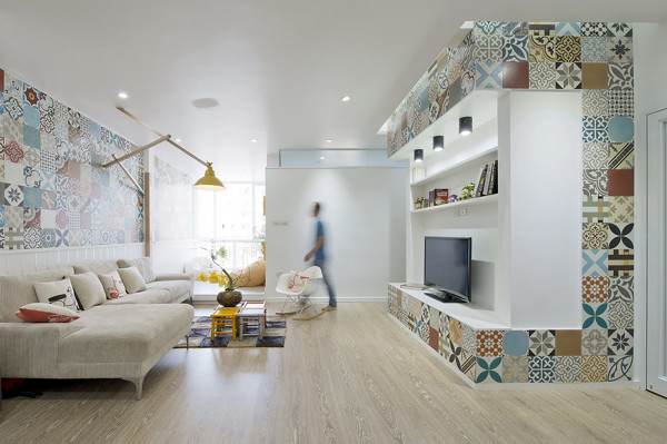 Foto: Azulejos en Paredes de Living #154050 - Habitissimo