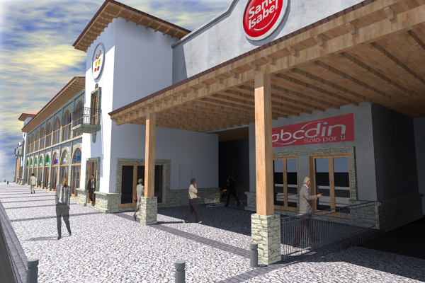 Fachada Santa Isabel (Jumbo) Santa Cruz