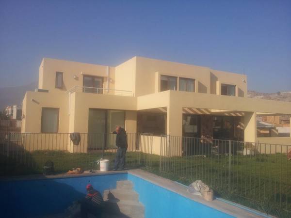 fachada trasera obra chamisero, chicureo