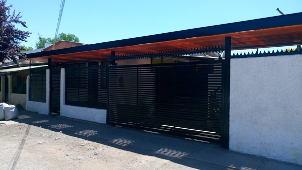 Frente cobertizo