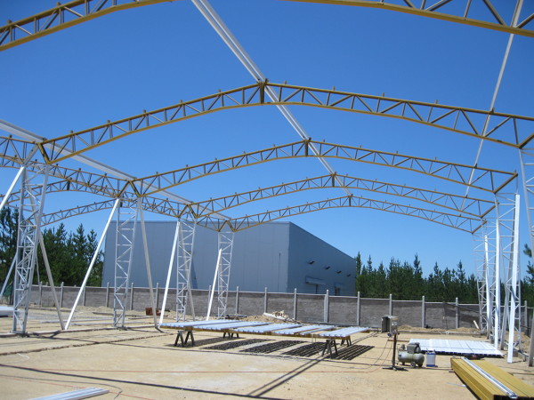 Inicio montaje de costaneras