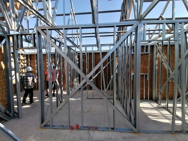 instalación estructura metalcon y cerchas