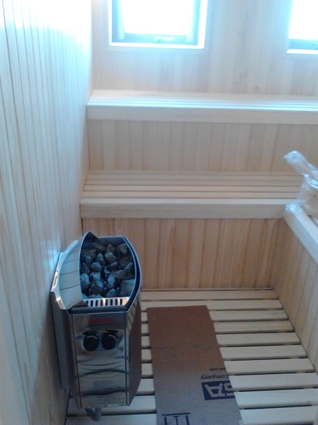 Interior Cabina Sauna