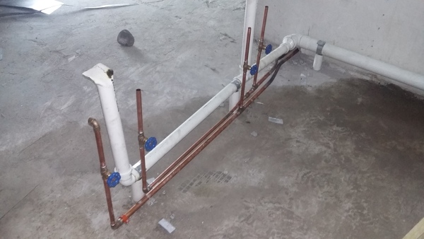 Llegadas de Agua Potable y de Alcantarillado