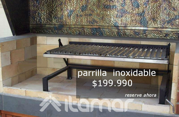 parrilla acero inoxidable