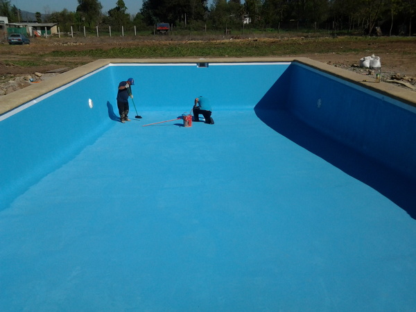 Piscina pintada