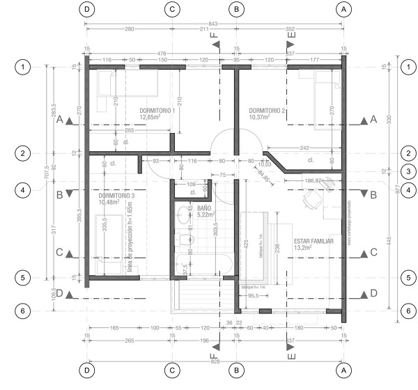 Foto Planta Arquitectura 2° Nivel De Diego Alvarez Arquitecto 174664