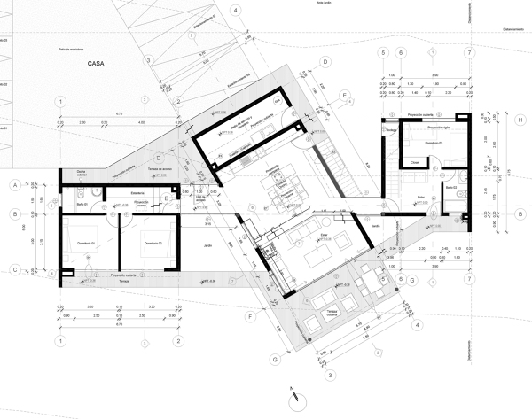 Planta de arquitectura primer nivel