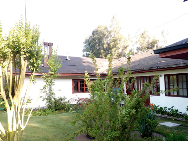 Retiro de teja existente de la casa