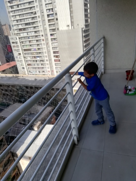 Santiago Centro, niño seguro