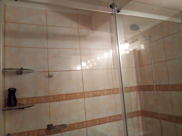 Shower terminado con mampara