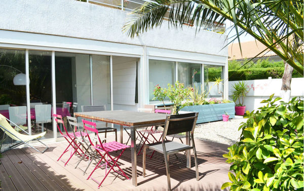 Terraza con composite 