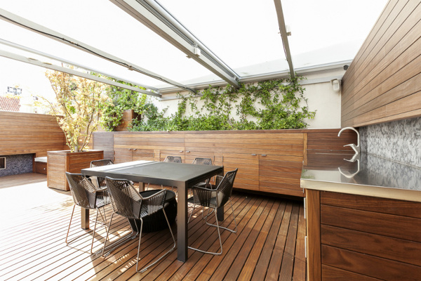 Terraza remodelada