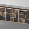 3D Módulos bajo muro principal