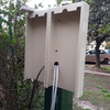 Asegurando cajas de citofonos