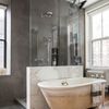 Baño con microcemento